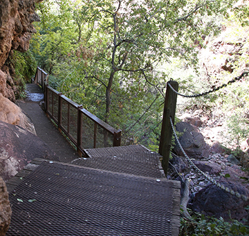 Camping near outlet tonto natural bridge