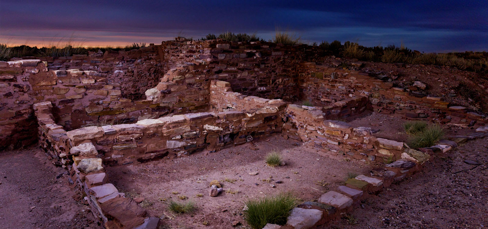 Some of the Hopi ruins at Homolovi State Park