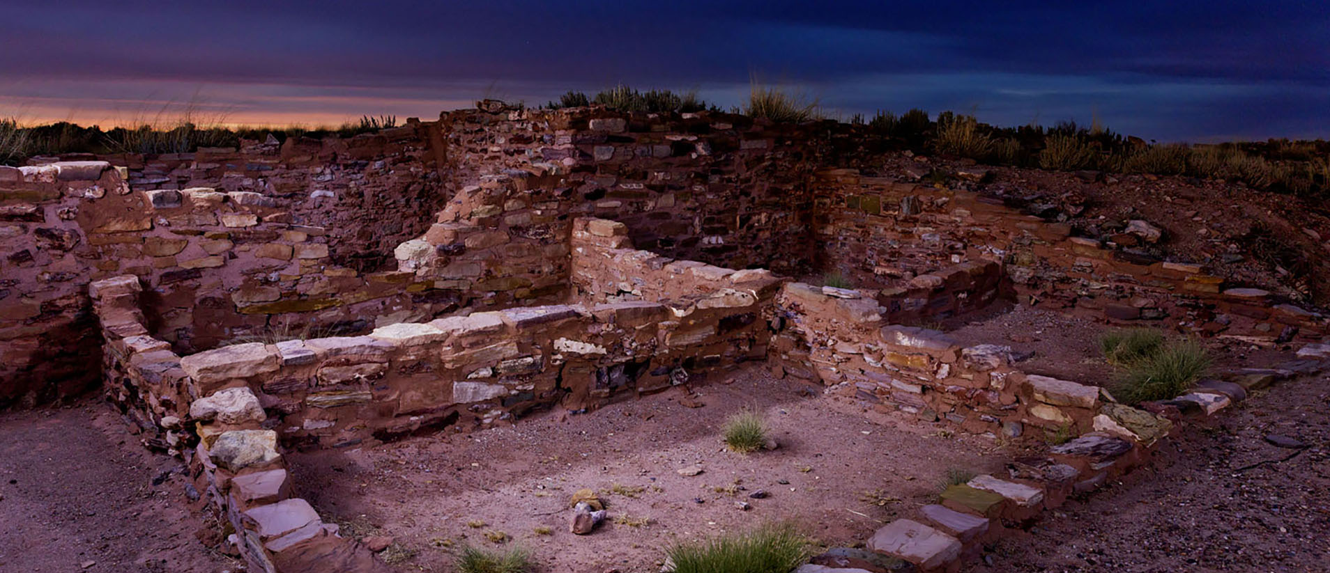 Some of the Hopi ruins at Homolovi State Park