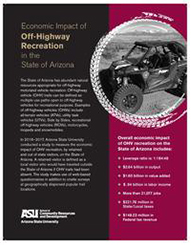 The cover of the Economic Impact of Off-Highway Recreation report
