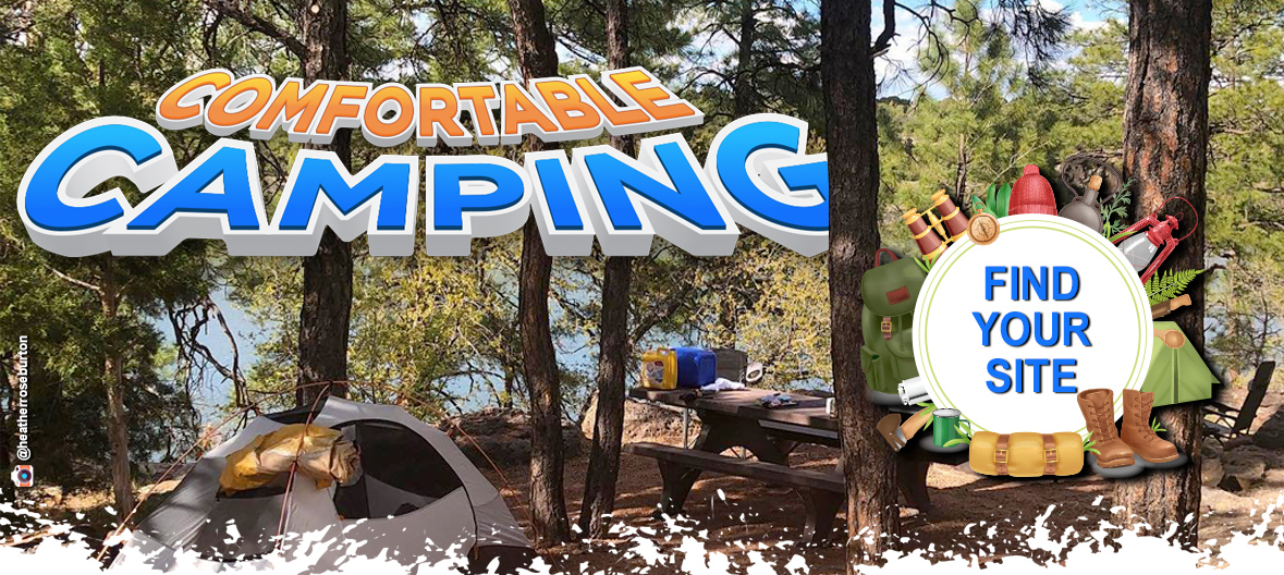 Comfortable Camping - Find Your Site