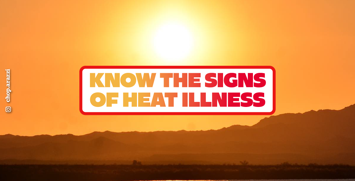 Know the signs of heat illness - learn about heat safety with AZ State Parks and Trails
