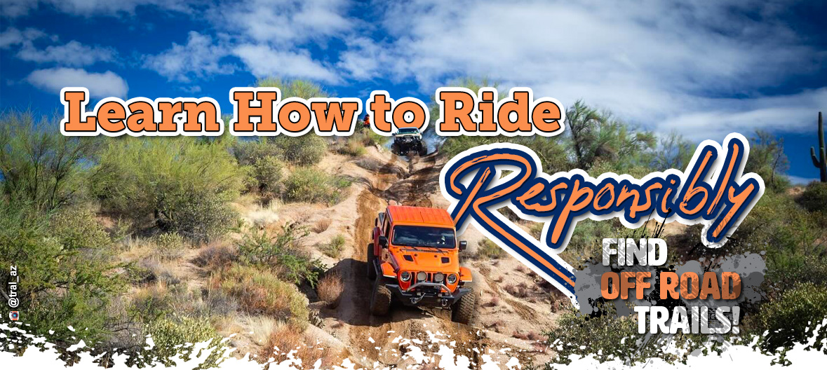 Learn How to Ride Responsible and find off-road trails