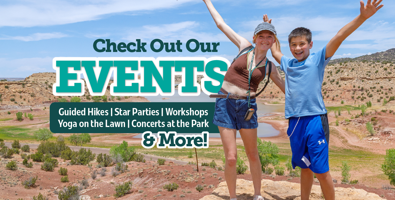 Check out our park events: Guided hikes, star parties, workshops, yoga on the lawn, concerts at the park, and more!