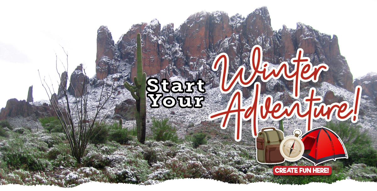 Start your winter adventure at one of Arizona's state parks