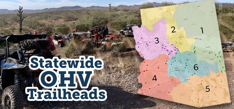 Arizona OHV Trailheads Map