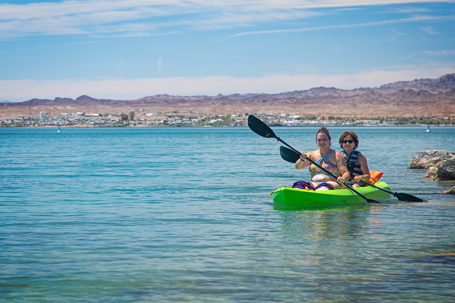 Kayaking Lake Havasu State Park