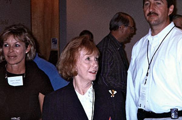 Governor Hull and Sheri Graham at the Grand Opening in 1999