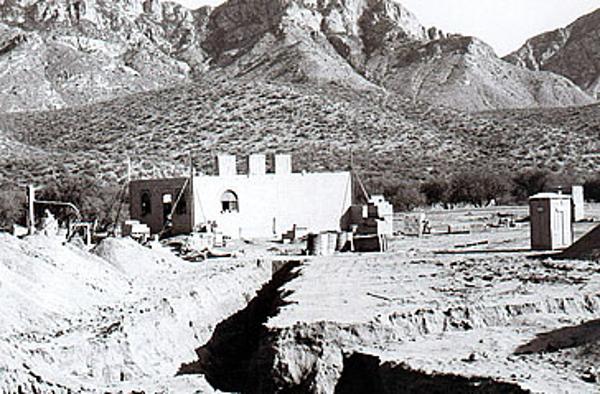Catalina State Park History- Contact Station Construction at the park in 1982