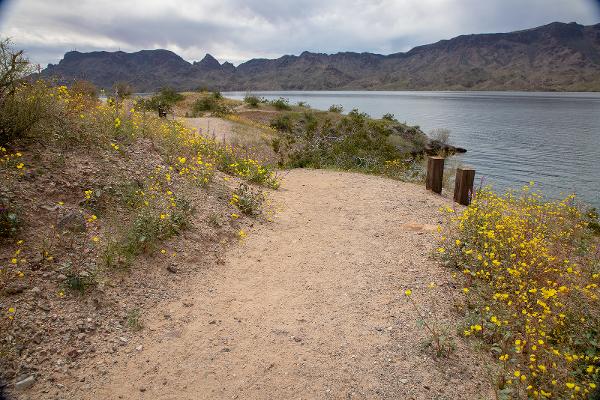 Hiking trails along the Colorado River