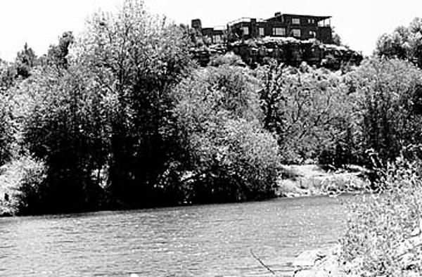 House of Apache Fires above Oak Creek in 1982