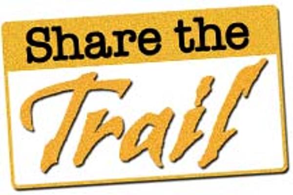 Share the trail logo