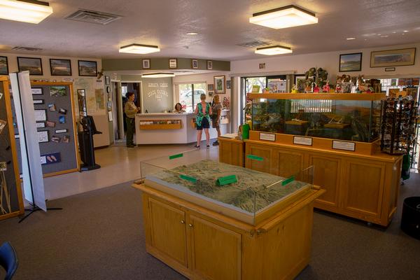 The visitor center at Patagonia Lake State Park