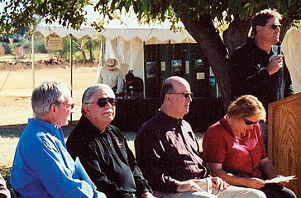 People sit for a presentation at Rio Rico Grand Opening in 2003