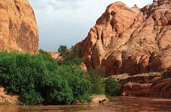 Historic Trails of Arizona - Old Spanish National Historic Trail. Navajo Canyon en route to Crossing of the Fathers. photo by Paul Ostapuk