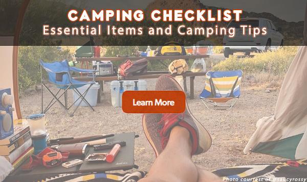 Camping Checklist – AZ State Parks