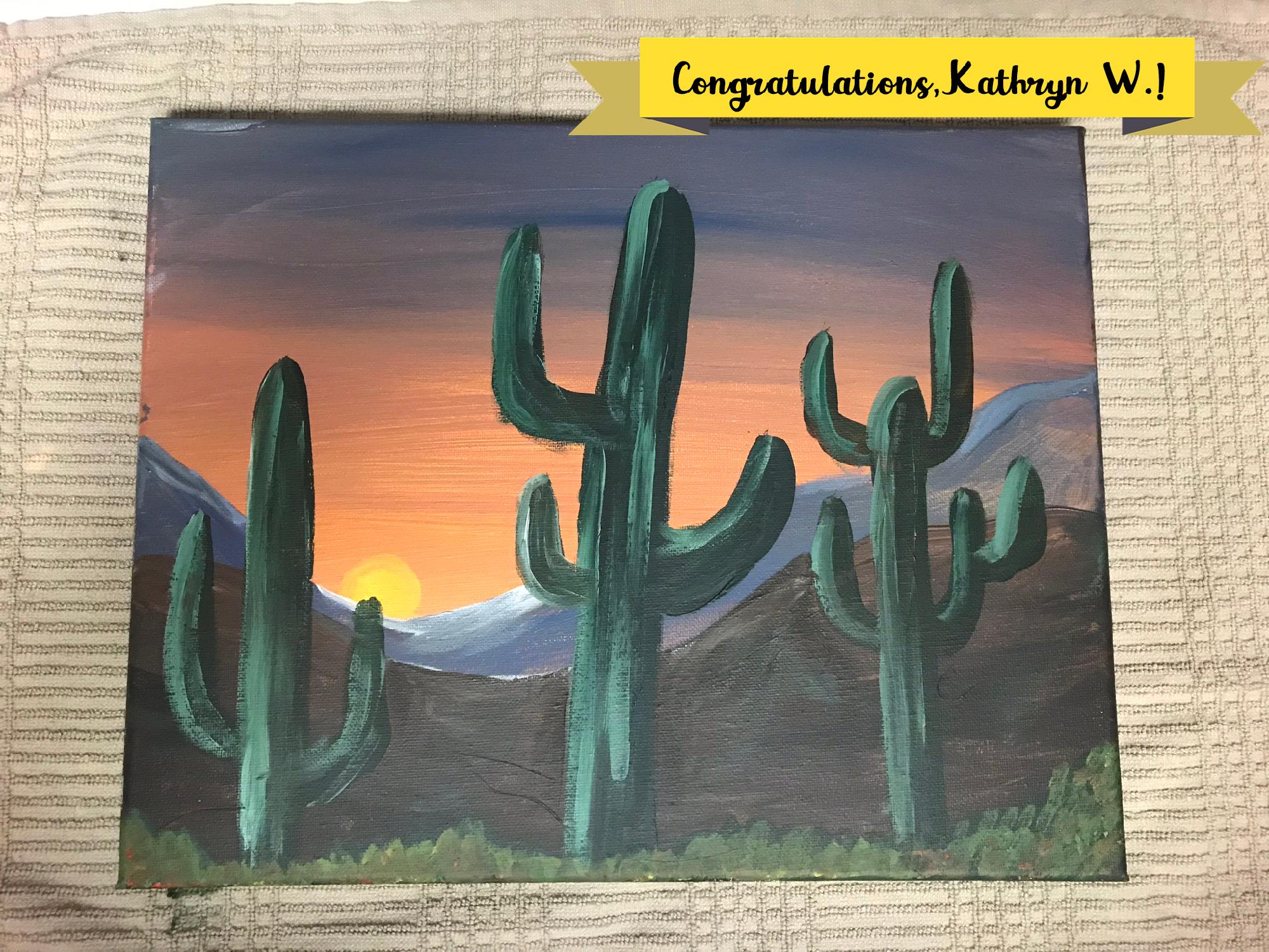 Arizona Painting Contest Winner