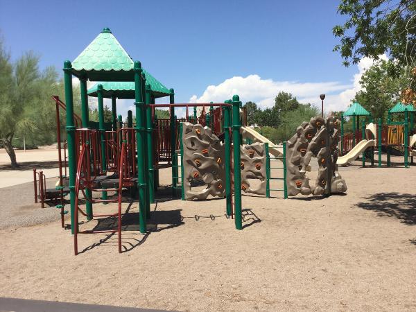 Playground funded by Arizona State Parks and Trails grant money