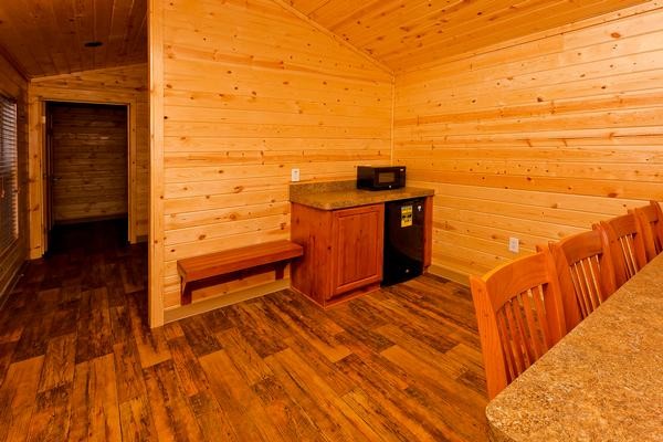 The interior of a cabin rental at Patagonia Lake in southern Arizona