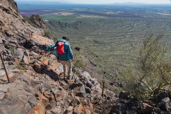 Picacho Peak trails in the Sonoran Desert