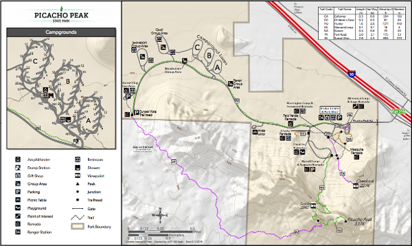 Picacho Peak Trail Map