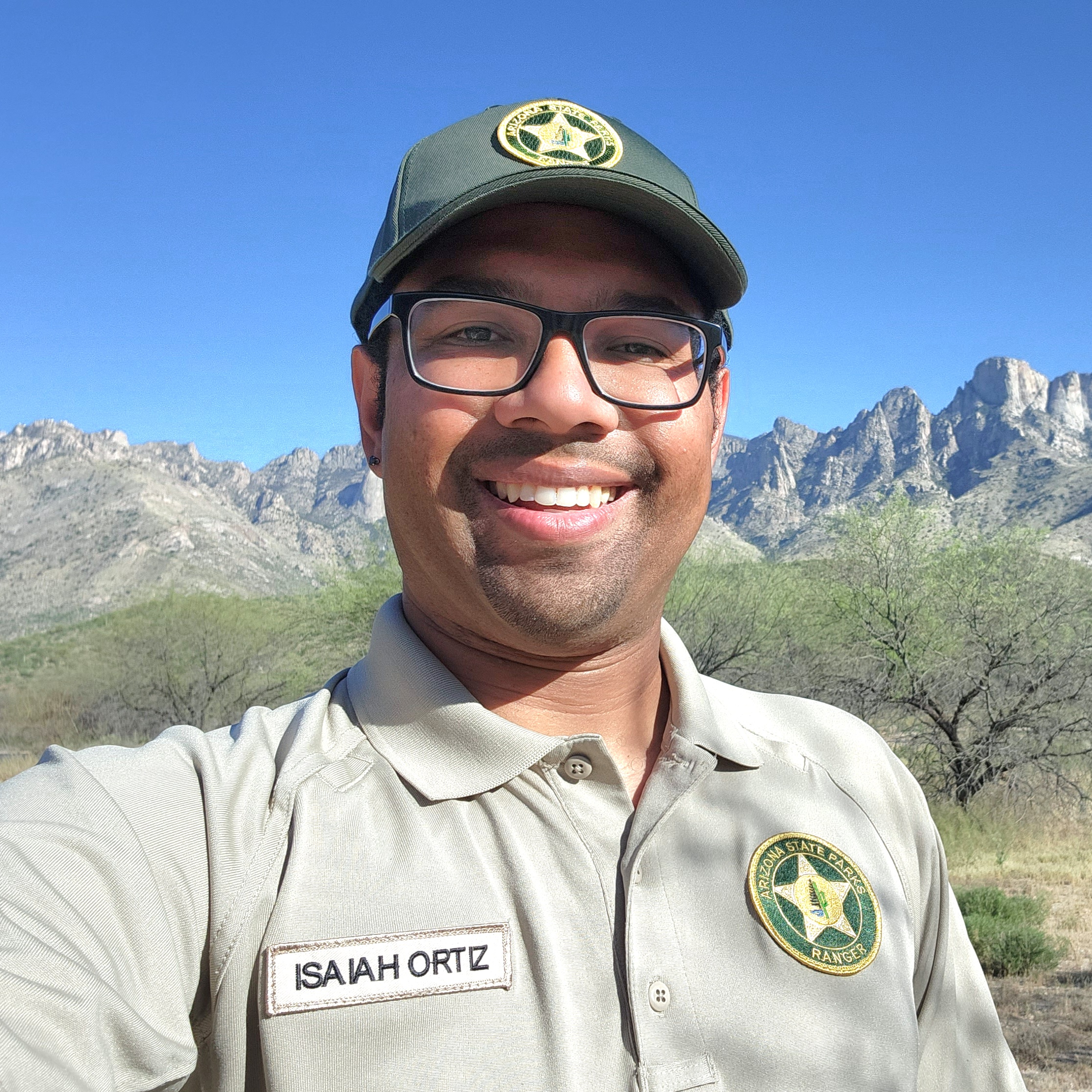 AZ State Parks ranger, Isaiah Ortiz