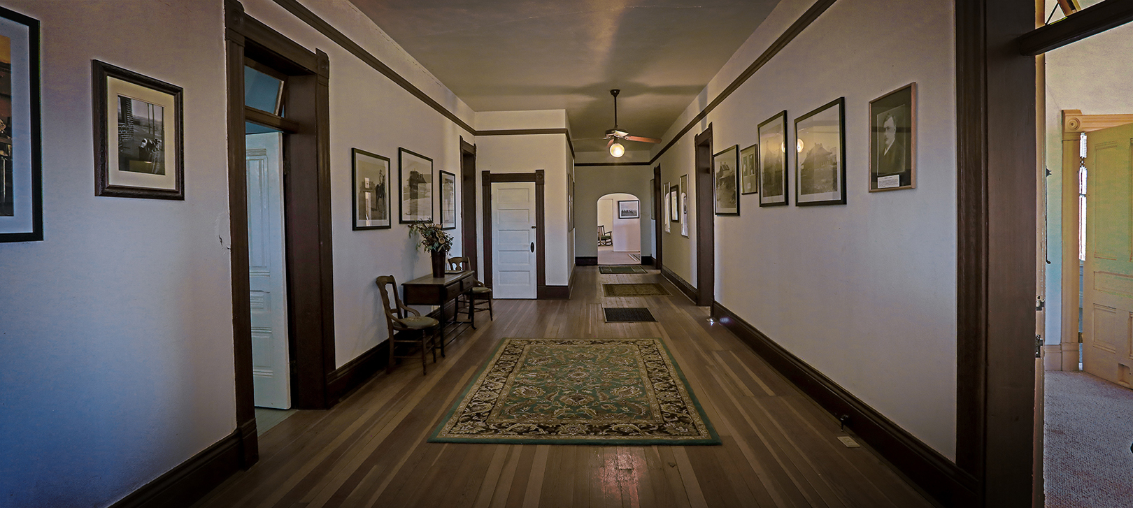 An interior shot of the San Rafael Ranch house