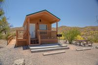 Arizona glamping at an Alamo Lake State Park desert cabin