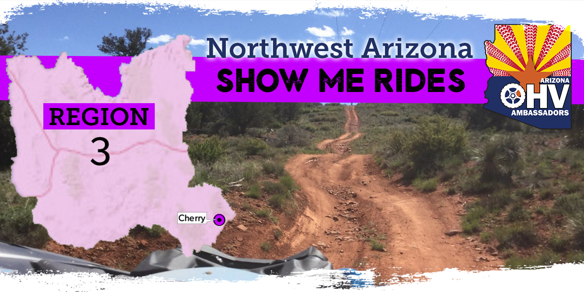 Northwest Arizona OHV Trails. Region three Show Me rides