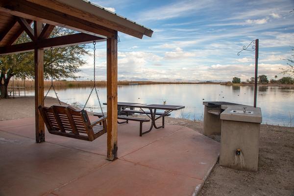 Lakeside Cabin Rental on the shore of Roper Lake.