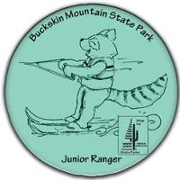 Jr. Ranger Badge Junior Ranger Badge featuring Rocky Ringtail